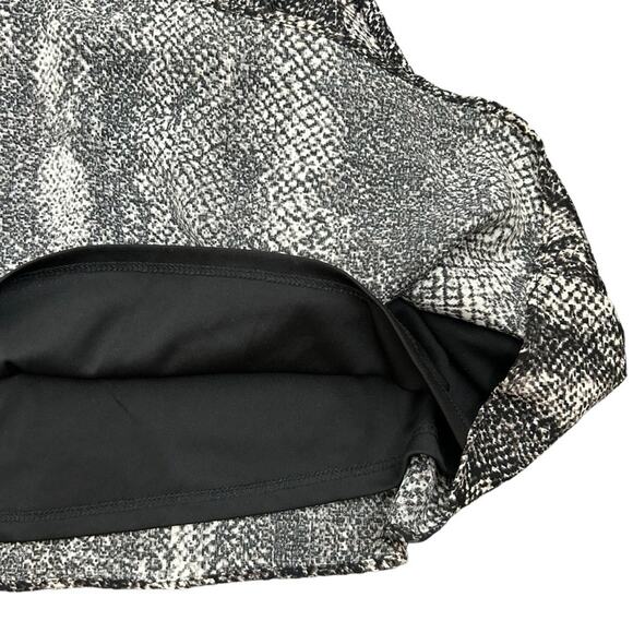 Peach Love Cali Snakeskin Dress Womens Size M Black Gray Stretchy Waist Edgy Fun - Picture 8 of 12